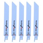 Lame de scie alternative en métal, kit de coupe pour le travail du bois, outil électrique 150mm / 5, ... Lame de scie alternative en métal, kit de coupe pour le travail du bois, outil électrique 150mm / 5, ...