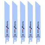 Lame de scie alternative en métal, kit de coupe pour le travail du bois, outil électrique 150mm / 5, ... Lame de scie alternative en métal, kit de coupe pour le travail du bois, outil électrique 150mm / 5, ...