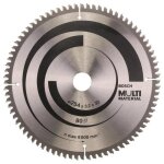Lame de scie circulaire multi material 80 dents 254 x 30 x 3, 2 mm bosch 2608640450