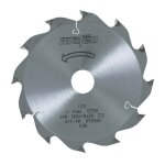 Lame de scie mafell hm (120 x 1, 2 / 1, 8 x 20 mm, z 12, wz, pour coupes longitudinales dans le bois) ...