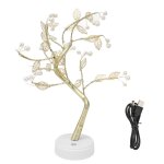 Lampe d'arbre artificiel, branches réglables, style bonsaï, interrupteur à écran tactile, apparence exquise, ... Lampe d'arbre artificiel, branches réglables, style bonsaï, interrupteur à écran tactile, apparence exquise, ...