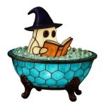 Lampe de bain moussante fantome pour fete d'halloween, veilleuse fantome 3d pour decoration de chambre ... Lampe de bain moussante fantome pour fete d'halloween, veilleuse fantome 3d pour decoration de chambre ...