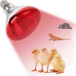 Lampe chauffante infrarouge e27 (150 w) pour poules, 220 v, 100 - 275 w, rouge, pour couveuse, poulailler, ... Lampe chauffante infrarouge e27 (150 w) pour poules, 220 v, 100 - 275 w, rouge, pour couveuse, poulailler, ...