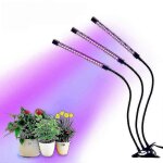 Lampe de croissance led usb a spectre complet avec contr�le pour plantes, semis et fleurs