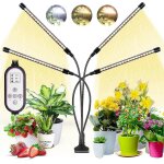 Lampe horticole led pour plantes d'int�rieur, 80 led, avec minuterie et 3 modes d'�clairage.