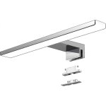 Lampe led pour miroir de salle de bain 40 cm, 7 w, 820 lm, 230 v, blanc froid 6 000 k, ip44, classe ii, ...