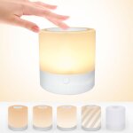 Lampe led rechargeable par usb en 7 couleurs avec capteur tactile, luminaire d�coratif d'int�rieur, id�al ...