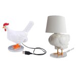 Lampe led rechargeable par usb en r�sine pour enfants, statue d'animal pour chambre a coucher, salon, ...