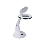 Lampe - loupe led 3 + 12 dioptres - 6 w - 30 leds - blanc