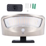 Lampe murale solaire super lumineuse, 4 modes, dtection de mouvement, 600lm, led, lumire solaire pour ...