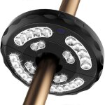 Lampe de parasol rechargeable a 28 led, 3 modes d'éclairage, eclairage de secours Lampe de parasol rechargeable a 28 led, 3 modes d'éclairage, eclairage de secours