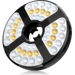 Lampes de parasol rechargeables, 48 led, 3 modes, sans fil, pour parasols, tentes de camping, etc. Lampes de parasol rechargeables, 48 led, 3 modes, sans fil, pour parasols, tentes de camping, etc.