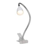 Lampe à pince brilliant antony bras pivotant blanc Lampe à pince brilliant antony bras pivotant blanc