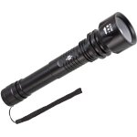 Lampe de poche led rechargeable, avec focus luxpremium, 860 lumen (ip67, autonomie 19h, 5 modes d'�clairage, ...