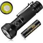 Lampe de poche rechargeable 2100 lumen lampe torche led ultra puissante de longue porte 697 mtres if22a ...