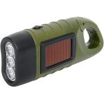 Lampe de poche rechargeable a manivelle - lampe de poche solaire led - lampe de poche dynamo - lampe ...