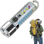 Lampe porte - cls a led, 6 modes rechargeables, lampe de poche portable compacte, accessoires d'eclairage ...