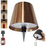 Lampe sans fil pour bouteille de vin, rechargeable, 3 couleurs, ideale pour les bars et restaurants Lampe sans fil pour bouteille de vin, rechargeable, 3 couleurs, ideale pour les bars et restaurants