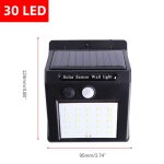 Lampe solaire a 30 led avec détecteur de mouvement pir, imperméable conforme a la norme ip65, eclairage ... Lampe solaire a 30 led avec détecteur de mouvement pir, imperméable conforme a la norme ip65, eclairage ...