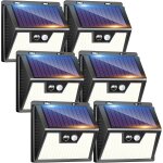 Lampe solaire extrieur, [lot de 6] lumire solaire exterieur, ip65 etanche 3 modes eclairage extrieur ...