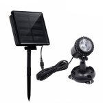 Lampe solaire d'extrieur pour piscine, spot lumineux impermable pour l'extrieur, idal pour un patio, ...