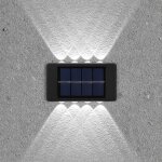 Lampe solaire extrieure pour cour, applique murale, dcoration de la maison, lavage mural, haut et bas ...