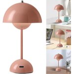 Lampe de table champignon nordique rechargeable tactile a intensite variable 3 couleurs, decoration de ... Lampe de table champignon nordique rechargeable tactile a intensite variable 3 couleurs, decoration de ...