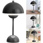 Lampe de table champignon nordique rechargeable tactile a intensite variable 3 couleurs, decoration de ... Lampe de table champignon nordique rechargeable tactile a intensite variable 3 couleurs, decoration de ...