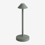 Lampe de table led sans fil pour ext�rieur en fer emilija c�ladon