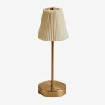 Lampe de table led sans fil pour ext�rieur en fer myrdal beige cr�me