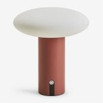 Lampe de table led sans fil pour ext�rieur en fer zosima terracota