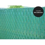 Lani�re pvc pour palissade largeur 47 mm x 60 m + 100 clips - vert fonc� - jardiline