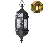 Lanterne à bougie suspendue, lustre marocain rétro, bougeoir marocain vintage en métal creux, bougeoirs ... Lanterne à bougie suspendue, lustre marocain rétro, bougeoir marocain vintage en métal creux, bougeoirs ...