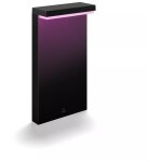 Lanterne philips hw&ca nyro potelet 13. 5w noir