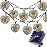 Lanterne solaire en métal, boule de guirlande lumineuse extérieure en métal 20led, décoration orientale ... Lanterne solaire en métal, boule de guirlande lumineuse extérieure en métal 20led, décoration orientale ...
