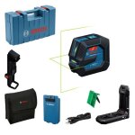 Laser lignes bosch gll 20 - 22 g + batterie ba 3. 7v 3. 0ah en coffret