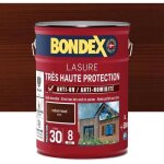 Lasure pour bois tr�s haute protection 8 ans chene fonc� 5l bondex