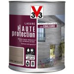 Lasure bois v33 haute protection couleur gris argenté mat 1l Lasure bois v33 haute protection couleur gris argenté mat 1l