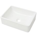 Vidaxl lavabo cramique blanc 41 x 30 x 12 cm