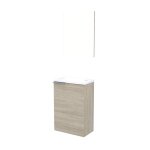 Lave - mains hale - 40cm - bois - m�lamin� - livr� en kit
