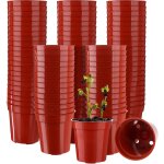 Lbgwp60 - lot de 100 mini pots de fleurs ronds en plastique avec trous de drainage pour graines, semis, ... Lbgwp60 - lot de 100 mini pots de fleurs ronds en plastique avec trous de drainage pour graines, semis, ...