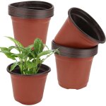 Lbgwp60 - lot de 120 pot plastique plante de 10 cm, petits pots de fleurs pour semis, fruits, l�gumes, ...