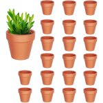 Lbgwp60 - lot de 20 petits pots de fleurs en terre cuite avec trous de drainage pour intérieur et extérieur ... Lbgwp60 - lot de 20 petits pots de fleurs en terre cuite avec trous de drainage pour intérieur et extérieur ...
