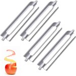 Lbgwp60 - 4 pices universel lames de rechange pour eplucheur acier inoxydable etanche a l'eau durable ...