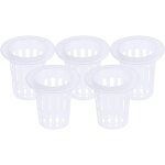 Lbgwp60 - lot de 50 pots de culture en maille sans terre - paniers hydroponiques - pots de lgumes hydroponiqu ...