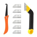 Lbgwp60 - 8 pices grattoir a joints grattoir joint carrelage avec 6 lames de rechange grattoir a dejointer ...