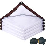 Lbgwp60 - bche transparente avec ?illets - impermable a la poussire - avec ?illets - rsistante aux ...
