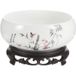 Lbgwp60 - bol de lotus en céramique bol nénuphars en céramique avec support pot de fleurs de lotus pour ... Lbgwp60 - bol de lotus en céramique bol nénuphars en céramique avec support pot de fleurs de lotus pour ...