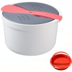 Lbgwp60 - cu ur vapeur et cu ur a ptes pour micro - ondes avec passoire, antiadhsif, passe au lave ...