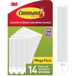 Lbgwp60 - languettes accroches tableaux pour cadres fins, blanc, 14 x 2 languettes - fixation sans dommage ...